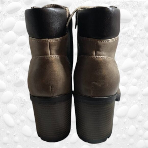 PENNINGTONS - LEAH TAUPE COMBAT STYLE BOOT -NWT SIZE 8W - Picture 11 of 11